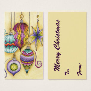 Beautiful Glass Colourful Christmas Ornaments