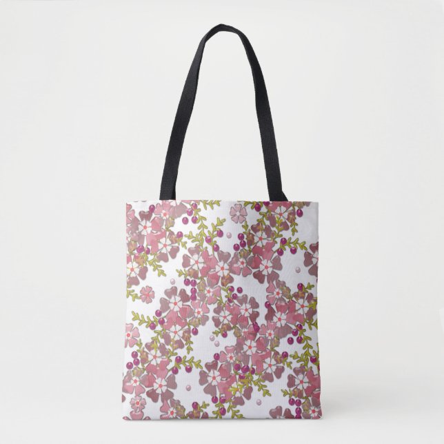 Beautiful glass flowers tote bag (Front)