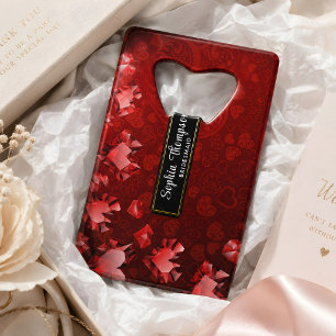 Beautiful Gold Black Red Bridesmaid Wedding Favour