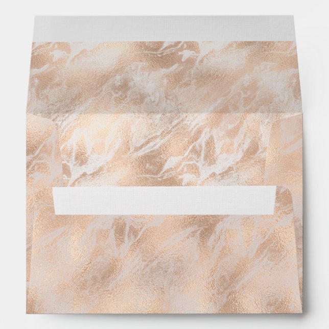 Beautiful Gold Inside and Out Envelope (Back (Bottom))