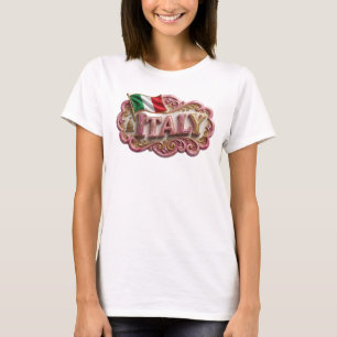 Beautiful Gold ITALY Quote Shirt