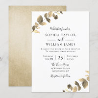 Beautiful Gold Leaves Autumn Fall Spring Wedding