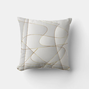 Beautiful gold lines cushion