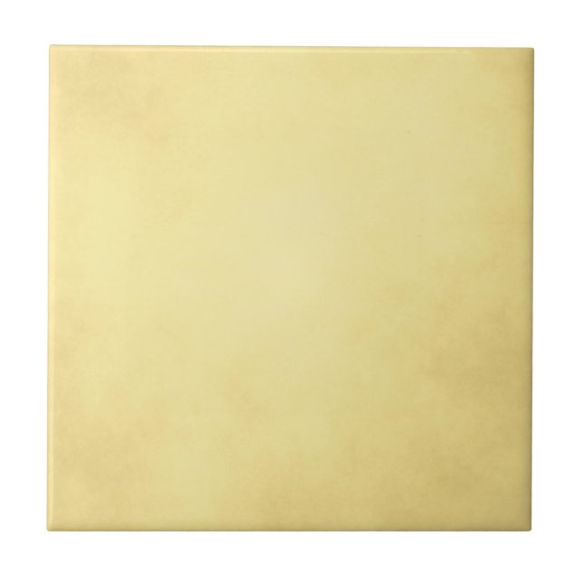 Beautiful Golden Parchment Tile (Front)