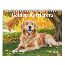 Beautiful Golden Retrievers Dog Lovers Wall