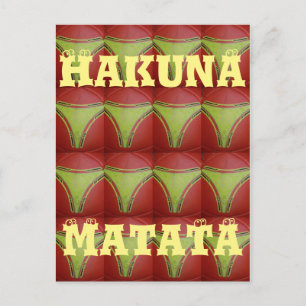 Beautiful Golden yellow geometrical pattern design Postcard