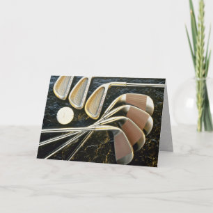 Beautiful Golf clubs Card