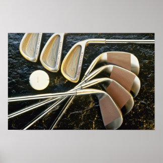 Beautiful Golf clubs Poster