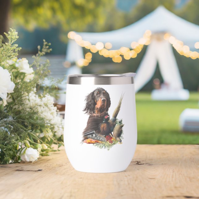 Beautiful Gordon  Setter  ,  Art  (Wedding)