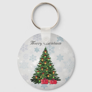 Beautiful, Gorgeous, Sparkly, Pine Tree Key Ring