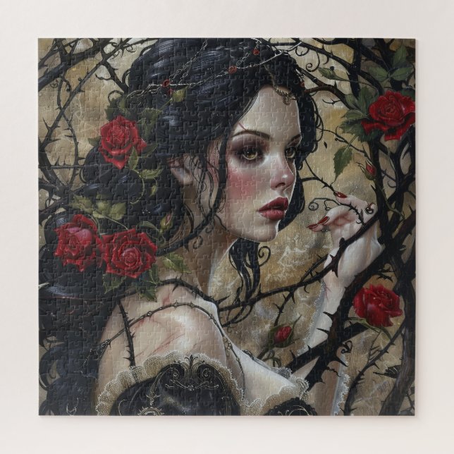 Beautiful Gothic Woman Jigsaw Puzzle (Vertical)