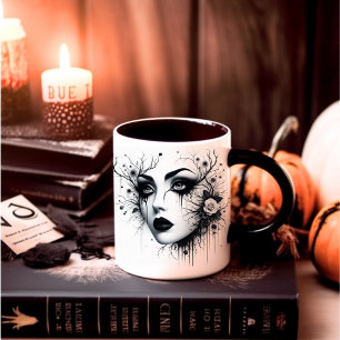 Beautiful Gothic Woman Mug