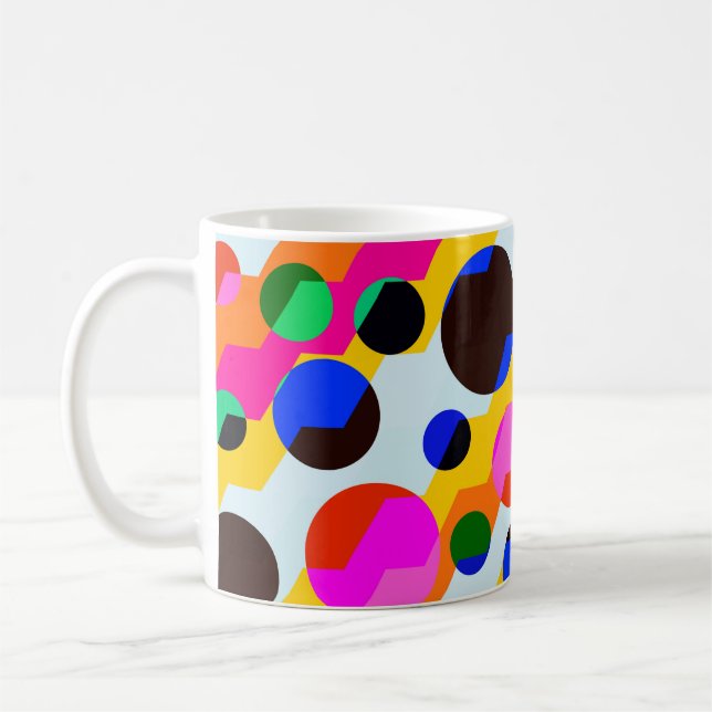 beautiful graffiti grunge texture abstract backgro coffee mug (Left)