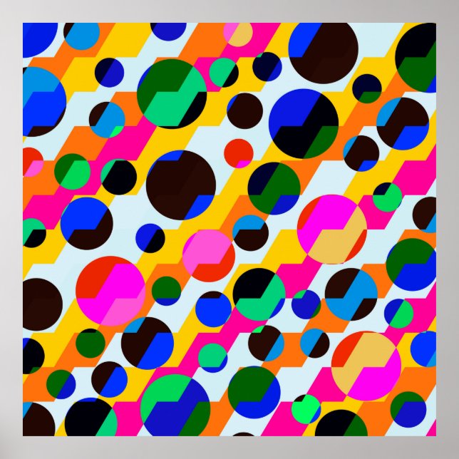 beautiful graffiti grunge texture abstract backgro poster (Front)