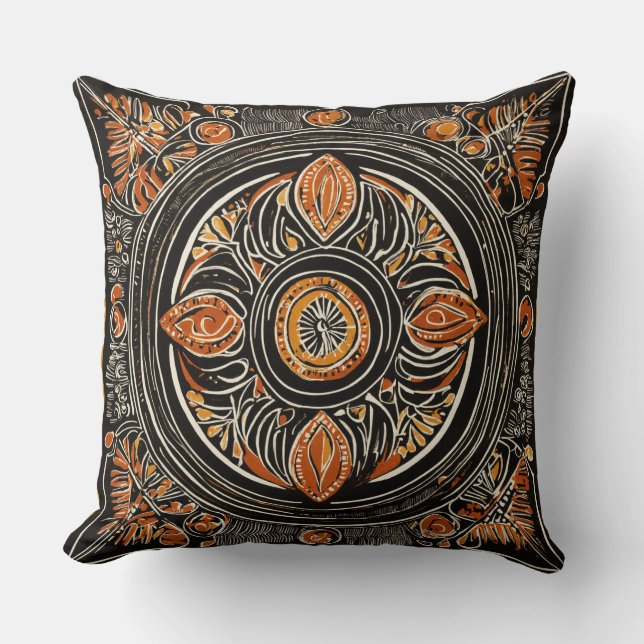 Beautiful graphics design pillow  (Front)