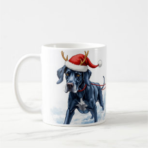 Beautiful Great Dane Christmas Coffee Mug