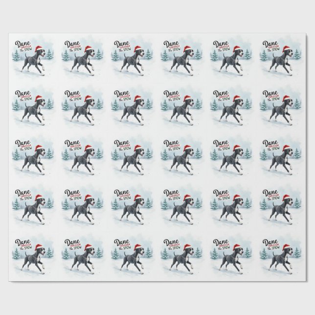Beautiful Great Dane Wrapping Paper (Flat)