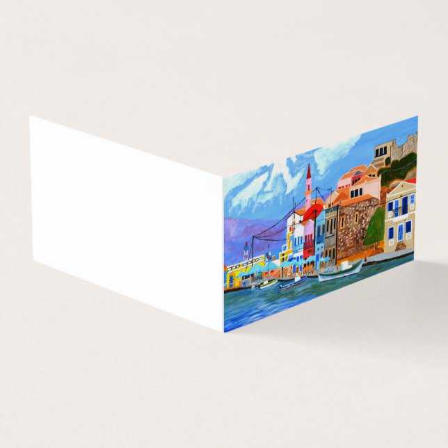 Beautiful Greece  Business Card (Outside)