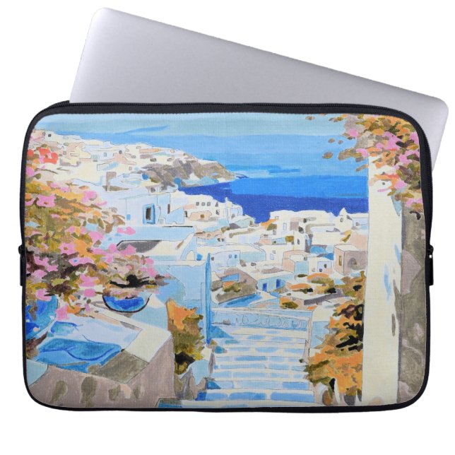 Beautiful Greece  Laptop Sleeve (Front)