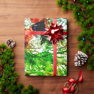 Beautiful green abstract wrapping paper,Clement  Paper