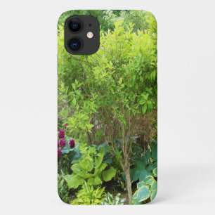 Beautiful Green Garden Landscape with Hostas Case-Mate iPhone Case