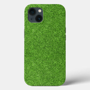 Beautiful green grass texture from golf course iPhone 13 case