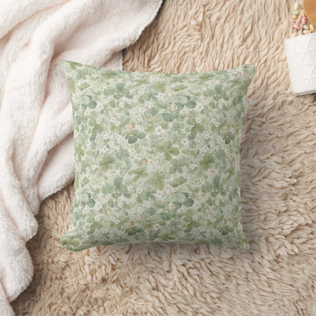 Beautiful Green Meadow Flowers   Cushion (Blanket)