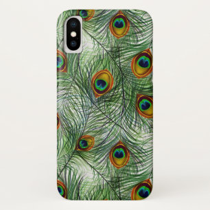 Beautiful Green Peacock Feather Case-Mate iPhone Case
