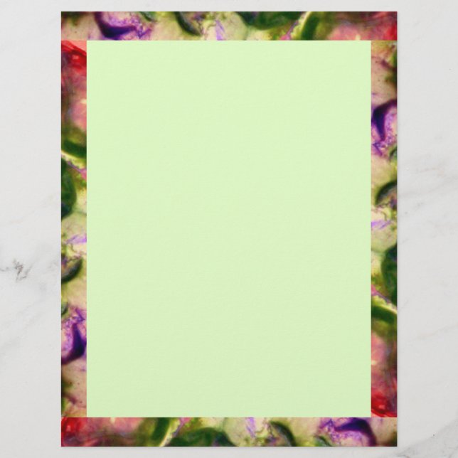 Beautiful Green Purple Nature Art  (Front)