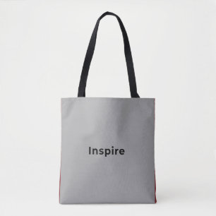 Beautiful grey tote bag