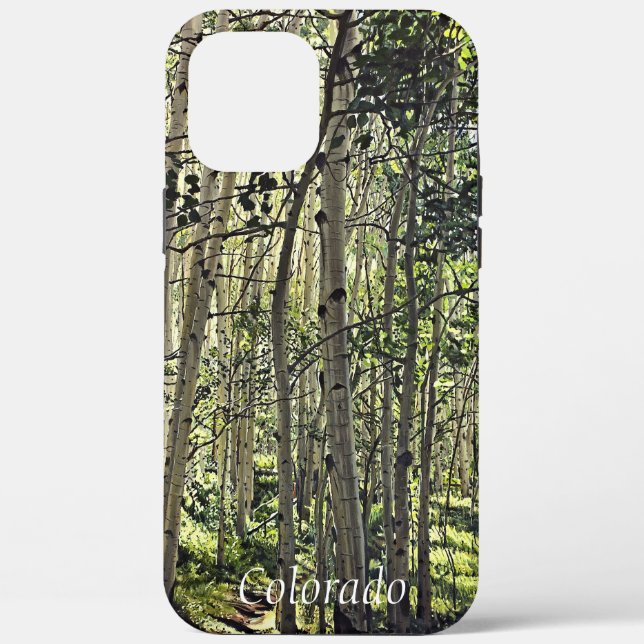 Beautiful Grove of Aspen Trees in Crested Butte Case-Mate iPhone Case (Back)