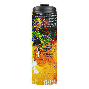 Beautiful grunge layoutbackground, vintage, annive thermal tumbler