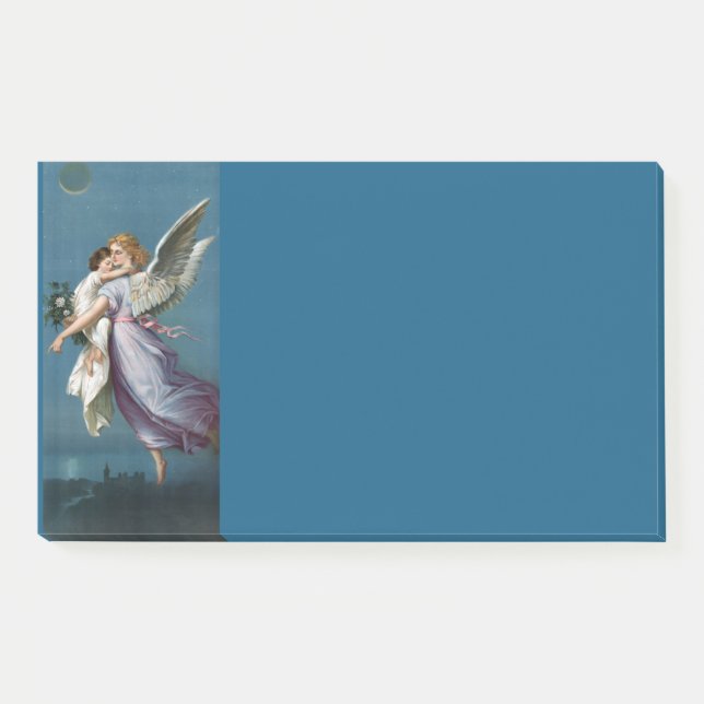 Beautiful Guardian Angel Painting Post-it Notes (Front)