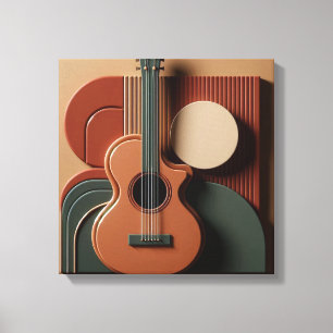 Beautiful Guitar  Canvas Print