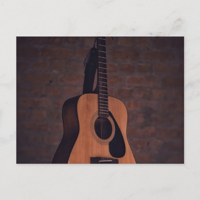 Beautiful Guitar Postcard (Front)
