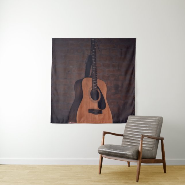 Beautiful Guitar Tapestry (In Situ)