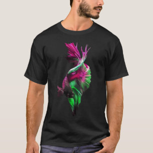 Beautiful Guppy fish Fancy Guppies Thai fighting f T-Shirt