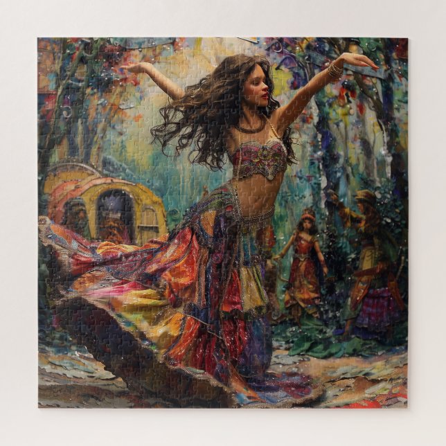 Beautiful Gypsy Dancer Jigsaw Puzzle (Vertical)
