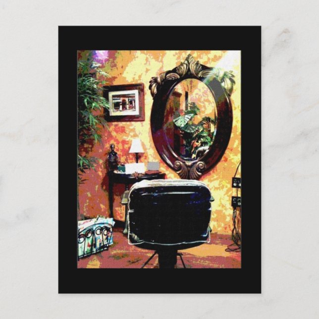 Beautiful Hair Salon  Postcard (Front)