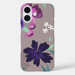 Beautiful Hand Painted Foliage iPhone 16 Case
