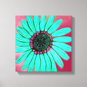 Beautiful Hand sketch Flower Canvas Print
