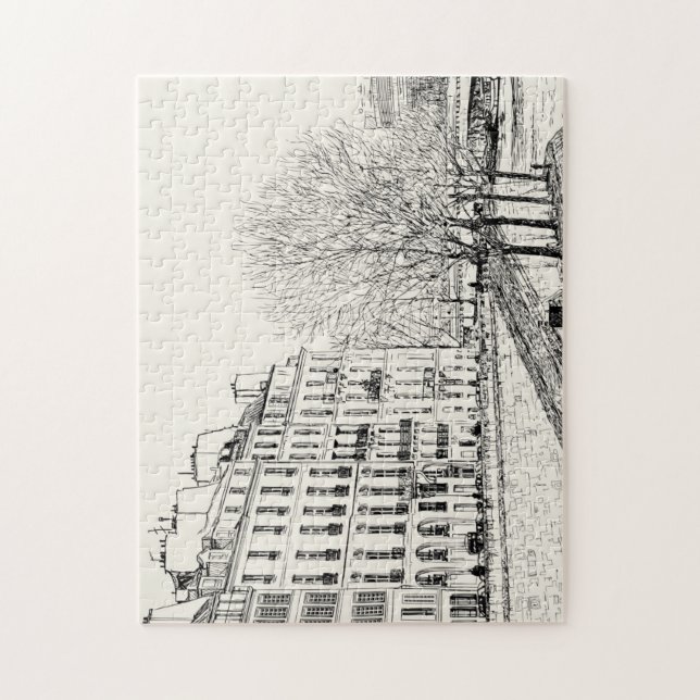 Beautiful Hand Sketch Jigsaw Puzzle (Vertical)