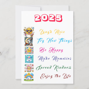Beautiful Handmade New Year Card