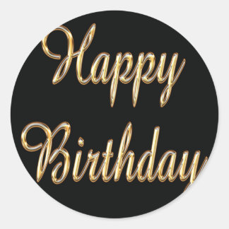 Beautiful Happy Birthday Sticker
