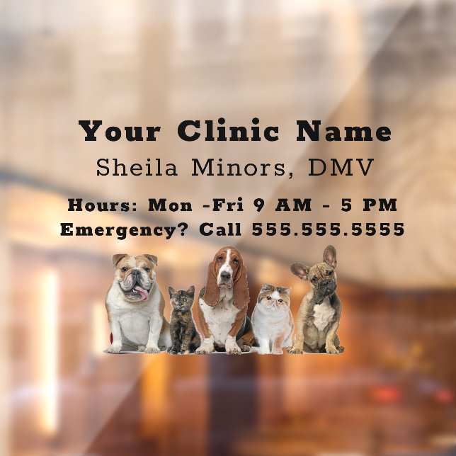 Beautiful Happy Dogs and Cat Veterinarian  (Sheet 2)