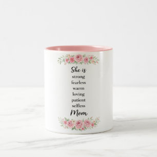 Beautiful Happy Mother's Day Mum Two-Tone Coffee Mug