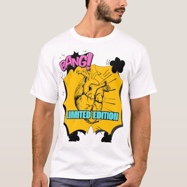 Beautiful Heart Design T-Shirt (Front)