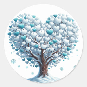 Beautiful Heart Shaped Tree Stickers