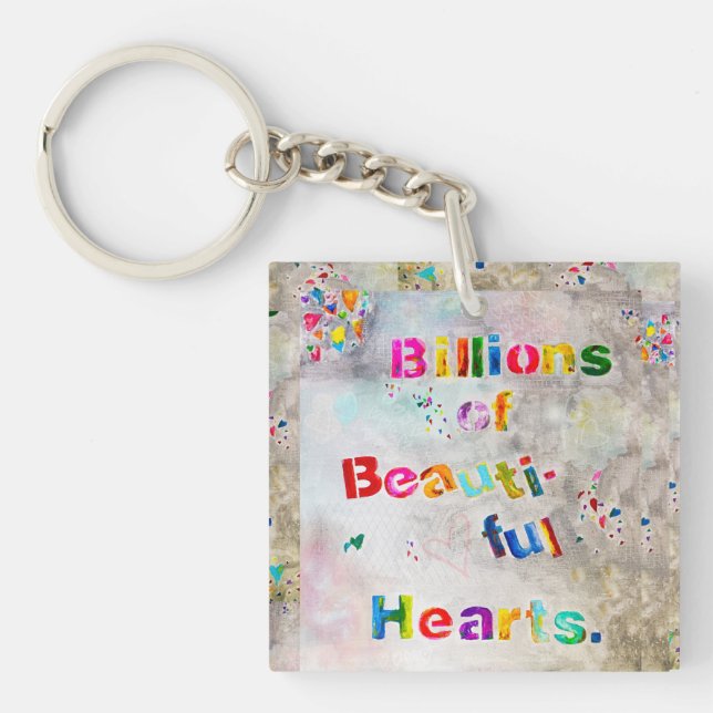 Beautiful Hearts Key Ring (Front)