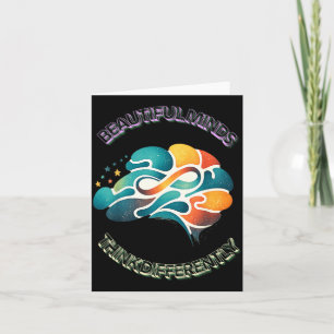 Beautiful Hearts Take Different Thoughts Nerve Card